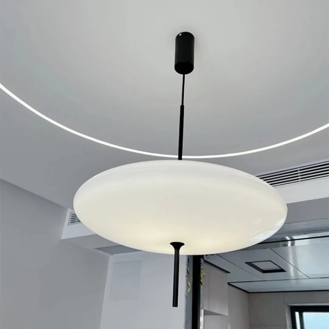 Suspension moderne en acrylique avec LED