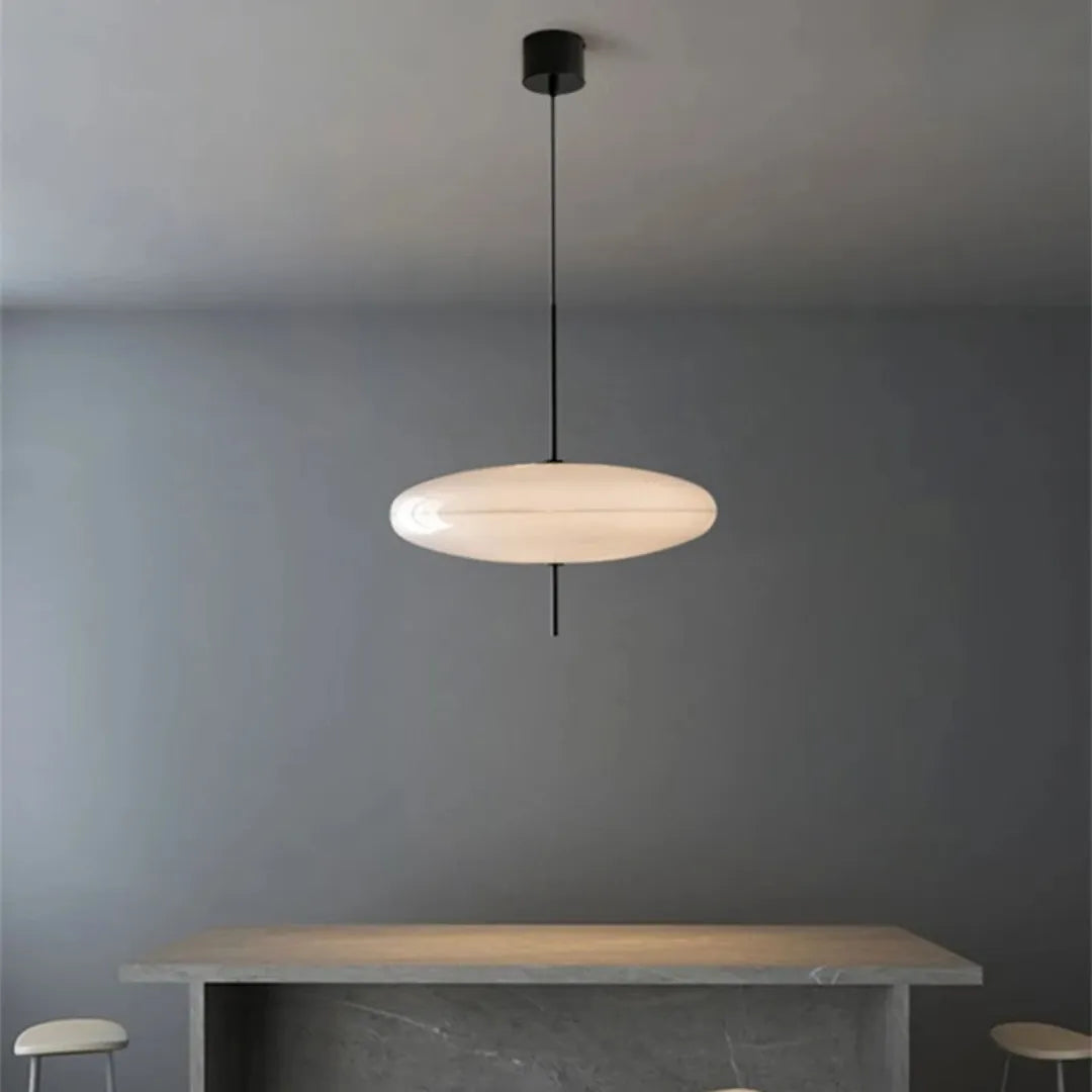 Suspension moderne en acrylique avec LED