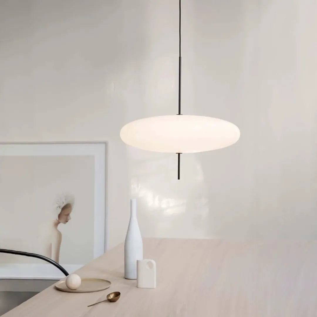 Suspension moderne en acrylique avec LED