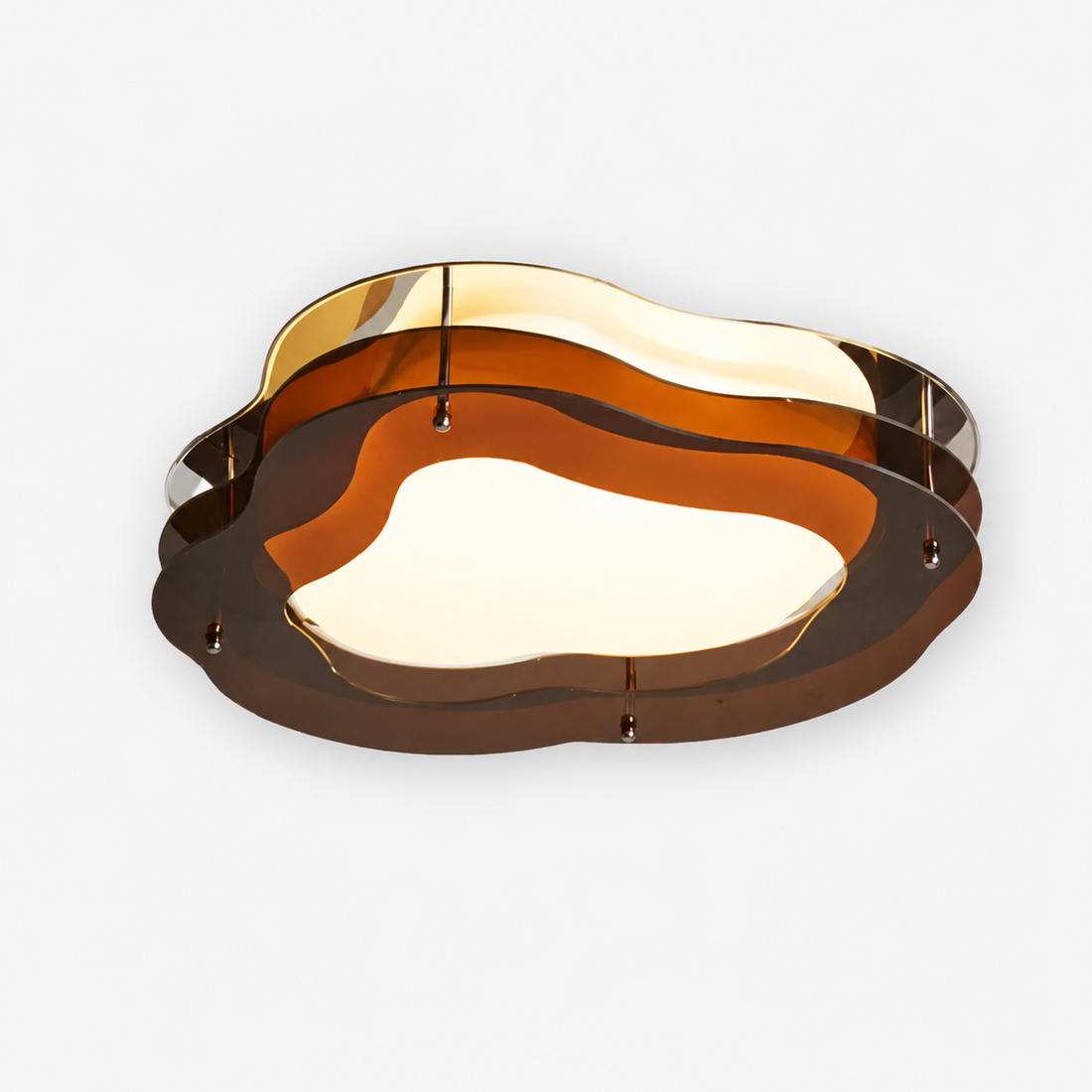 Plafonnier LED floral nordique