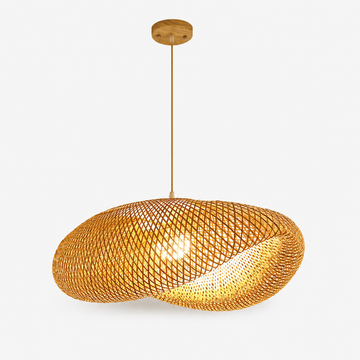 Lustre en bambou à LED Nevo
