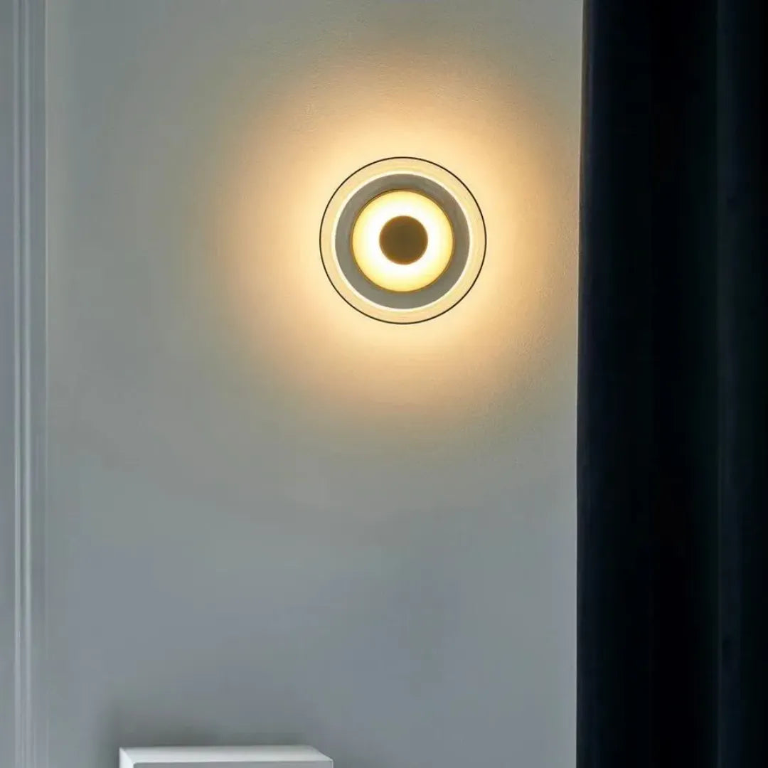 Applique murale moderne en verre avec LED Vetro