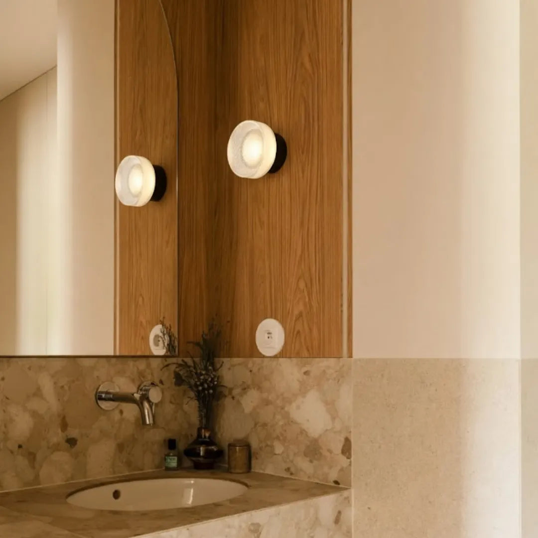 Applique murale moderne en verre avec LED Vita