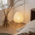 Lampadaire en papier de riz japonais