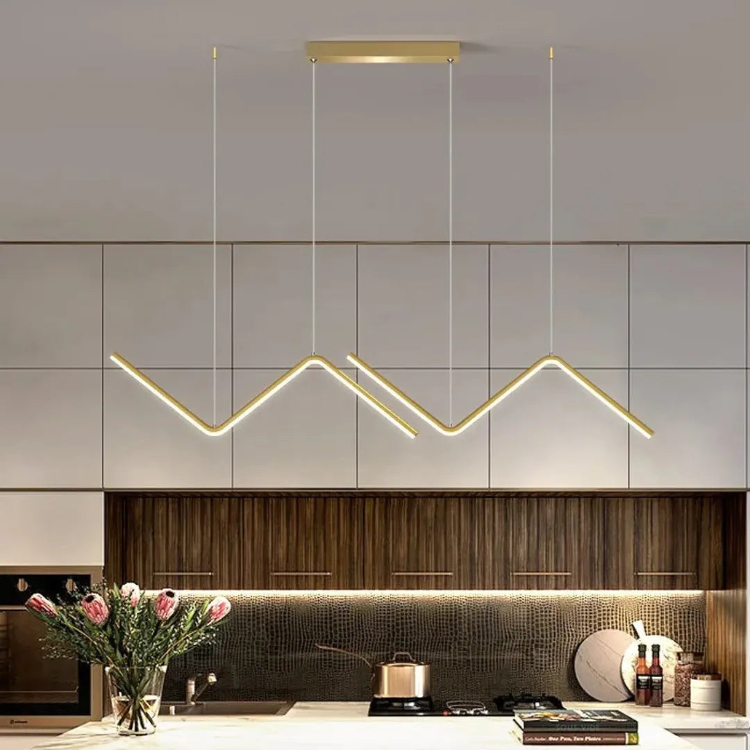 Lustre Suspendu Double LED Minimaliste