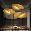 Lustre en bambou à LED Nevo