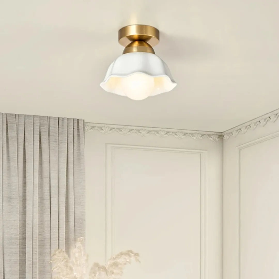Plafonnier moderne en céramique avec LED Varen