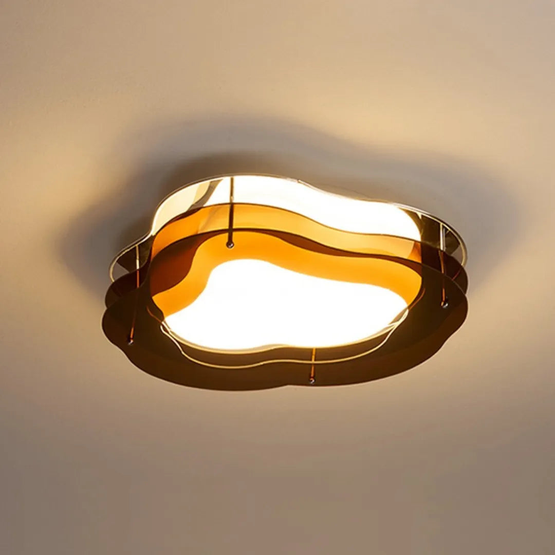 Plafonnier LED floral nordique