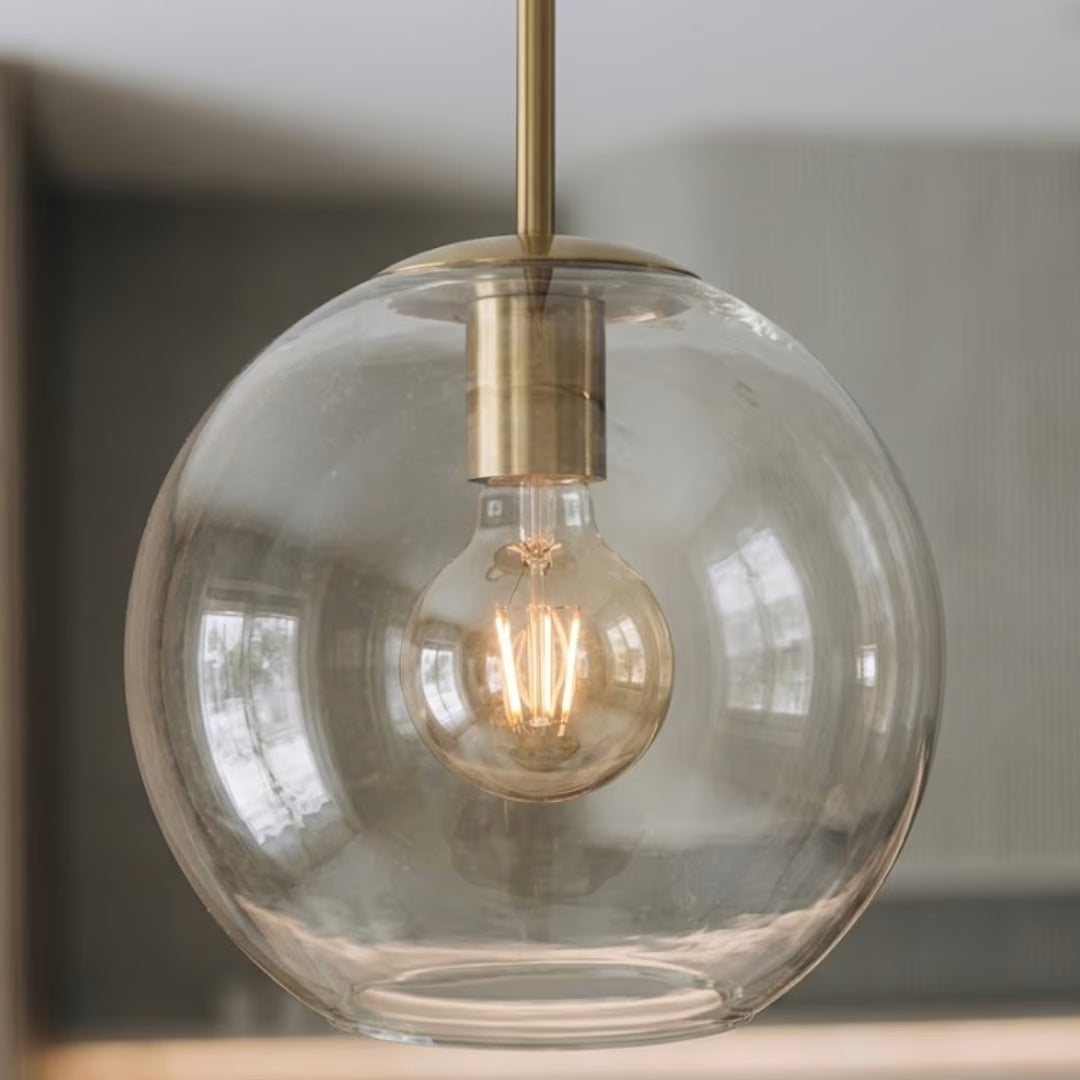 Suspension Globe en Verre Nero