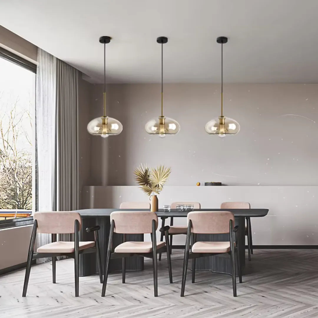 Suspension Globe en Verre Nero