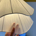 Suspension Moderne Fleur en Tissu Ø 50 cm