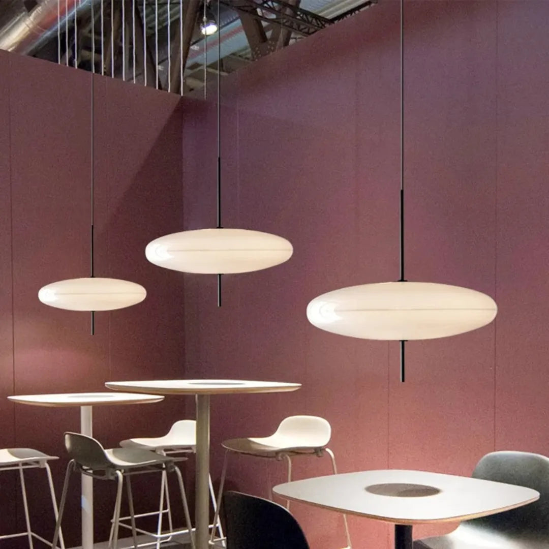 Suspension moderne en acrylique avec LED