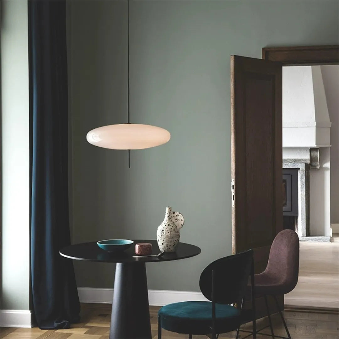 Suspension moderne en acrylique avec LED