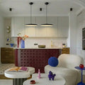 Suspension moderne en aluminium avec LED