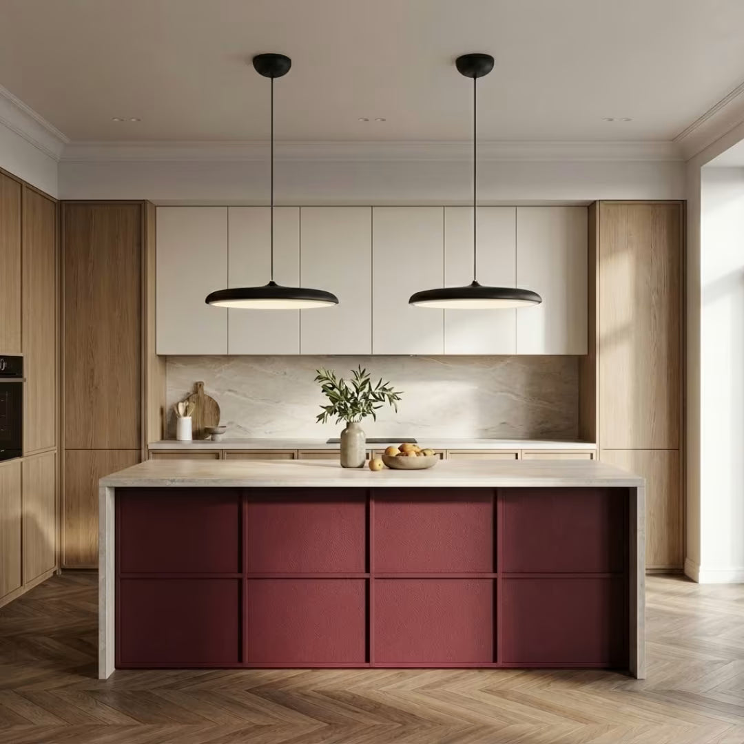 Suspension moderne en aluminium avec LED