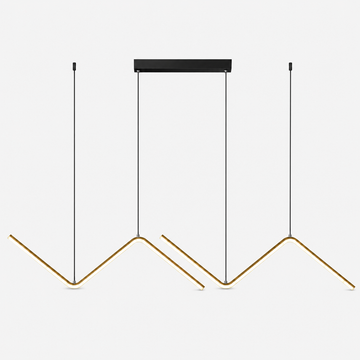 Lustre Suspendu Double LED Minimaliste